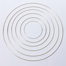 마크라메 재료 메탈링 15cm~40cm 드림캐쳐 썬캐쳐 골드 링 마크라메링, 골드메탈링 25cm