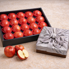 사과 선물세트 5kg 18내 명절 신선과일 보자기포장, 1박스