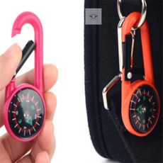 원투라이프 카라비너나침반시계 등산고리 나침반, 상세페이지참조