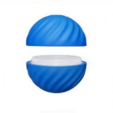 24H速出 阿明先森逗貓跳跳球 寵物玩具 狗狗玩具 智能滾滾球 自動逗貓球 逗狗球, 1個, 替換殼-藍色, 藍色