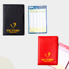 수첩 +기록지 40장 세트 파크골프악세사리 파크골프기록지 PA10-m2, 스코어 기록지 40장