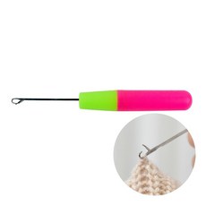 편한집 수공예 자수 바늘 십자수 붙임머리코바늘 스킬자수세트, 1개, 핑크계열