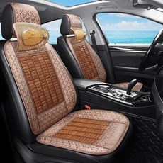 쿨링 통풍 여름 시트 트럭 자동차 화물차 대나무 커버, 1개