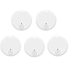 IOS 안드로이드 스마트 파인더 로케이터 액세서리 미니 GPS 트래커 블루투스 5.0 분실 방지 장치 추적 애완, 10 5pcs White