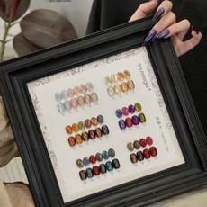 甲油膠套裝 指甲油 美甲 多色可選 秋冬新款, 1個, 束色30色黑騎士