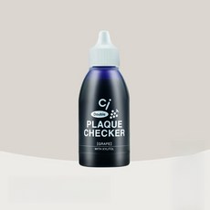 치태착색제 치석 가정용 스켈링 치면착색제 셀프체크 딸기향 체커 어린이 양쪽머리 치태, B. 이중발색-포도맛 50ml 약 200회