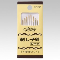 【YUBU】clover 可樂牌 日本製 刺子繡針 57-232, 1個