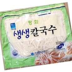 평화 칼국수 1.4KG 10입 바지락칼국수, 10개