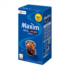 맥심 아이스 블랙 커피믹스, 5.9g, 100개입, 220개