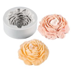 Nasturtium 볼 캔들 실리콘 몰드 연꽃 꽃잎 꽃 비누 퐁당 초콜릿 사탕 배쓰밤 에폭시 수지 석고 폴리머 클레이용 214226, Flower 1pc, 1