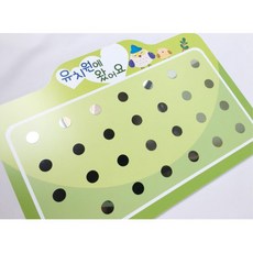 부엉이 원아출석판 등원체크 점자스티커 출석현황 어린이집 복지관 놀이방 교회 학원, 펭귄