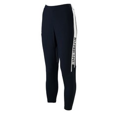 美津濃 Mizuno 女長褲 平織運動慢跑褲 彈性抗紫外線 拉鍊口袋 舒適 32TD275490 黑白