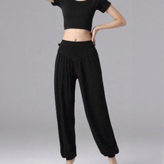 베르슈어 하이웨스트 하렘 조거 필라테스 모달 팬츠