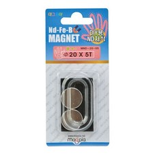 강력자석(D1Y) MND-20-05(20파이x5.0T.1판.2EA) chl+4346qn