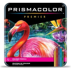 【竭力萊姆】Prismacolor Premier 頂級油性色鉛筆 (48/72/132/150色) 全新封膜彩盒裝, 1個, 72色 鐵盒, 72色