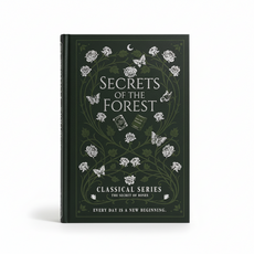 다다베 클래식 디자인 하드커버 노트, 1개, 포레스트 다크