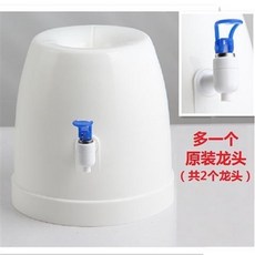 簡易飲水機臺式桶裝水支架純淨水礦泉水大桶架子手壓式抽水壓水器, 簡易飲水機+一個備用水嘴(共2個), 1個
