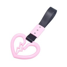 LED전구 플라스틱 하트 모양 자동차 정전기 벨트 장식 경고 행잉 링 후면 범퍼 ABS 링 자동차 인테리어 핸들 링, [10] A10, 10 A10