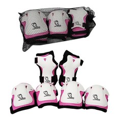 발로타 유아동용 무릎 + 손목 + 팔꿈치 보호대세트, 핑크, 1세트