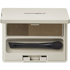 일본 발송 눈썹 아이브로우 팩트 내츄라글라스 파우더 02 미디엄 브라운 위드 브러쉬, 02(미디엄 브라운), 1개