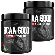 Nutrex RESEARCH BCAA 6000能量補給沖泡粉 西瓜口味, 2罐, 255g