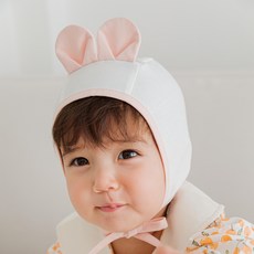 아기 보넷 모자 (쫑긋파스텔)