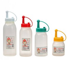 반투명 안이 보이는 뚜껑 업소용 소스통 케첩 오일 간장 참기름 겨자 마요네즈 드레싱 양념병 670ml 500ml 330ml 180ml, 1개