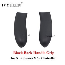 커버 사이드 전면 레일 셸 Xbox 그립 하우징 컨트롤러 페이스 IVYUEEN 후면 플레이트 100 X 핸들 케이스 고품질 시리즈 S, Black Handle Grip, 1개