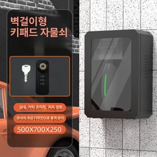 전기차 충전기 케이스 박스 보호 실내 충전소 캐비닛, PRO 열쇠 비밀번호 500x700x250 A, 1mAh, 1개