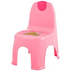 簡單樂活 BI-5979 紅象兒童靠背椅(大) 輕巧可堆疊 提把設計 安全矮凳 小孩椅, 不挑色, 1個