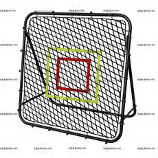 실내 스포츠 연습용 반사판 훈련용 터치볼 훈련기, 1개, 98x98x98