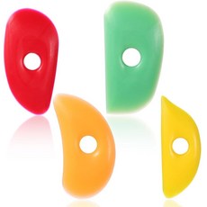 실리콘 도자기 갈비 4개 고무 갈비 도자기 부드러운 고무 립 도자기용 점토 실리콘 조각 도구 도자기 바퀴 립 도구 DIY용 멀티 스타일 클래식 스타일 313747, 실리콘 도자기 갈비 4개, 고무 갈비, 도자기, 부드러