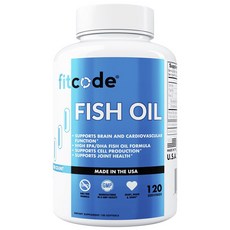 Fitcode 魚油軟膠囊, 1罐, 120顆