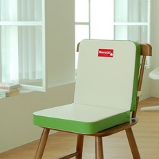 노리마루 유아키높이방석 2단 성장속도높이조절방석, 13_그린아이보리