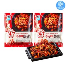 사조 대림 주꾸미 철판볶음 350g x 2개 / 냉동 매콤 쭈꾸미 해물볶음