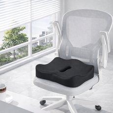 아비로 치질방석 도넛 메모리폼 임산부, 블랙, 1개