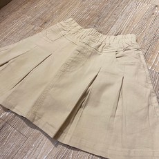 娜娜春夏工字摺洗水半身裙（大童）