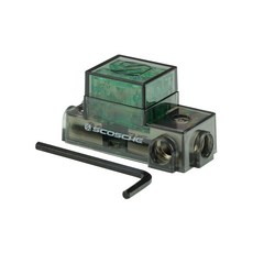 SCOSCHE PDM482A 맥시 퓨즈 분배 블록단일 4 게이지 입력 및 듀얼 8 출력 포함, MAXI Fused