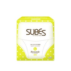 슈베스 다이나믹 슬림 팬티형 기저귀 아동공용, 대형(L), 20매