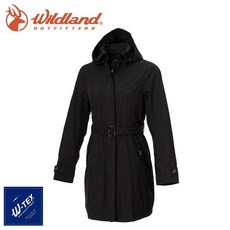 Wildland 荒野 女 長版防水防風時尚外套