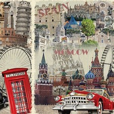 트립 1000조각 유럽 직소 여행 조각퍼즐 PK1000-3126 즐거운 65173pc 1(pc), 1개