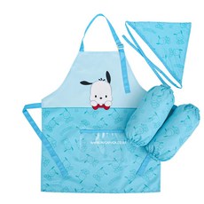 여아 남아 산리오 앞치마 + 허니 토시 + 두건 3종 세트