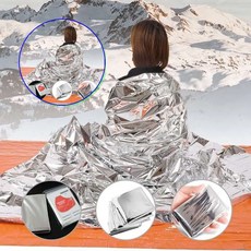 쌍문상회 지금 필요한 응급담요 은박 담요 은박담요 보온담요 서바이벌 비상 비상은박담요 방열포 방염 비상담요 방염매트 캠핑 블랭킷 31872EA, M(130cm X 320cm)