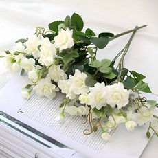 幸福村 貝拉羅莎人造花束, 2個, 混合色