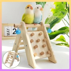 1개 앵무새 계단 스탠드 - 벨이 달린 등반 장난감 새를 위한 인터랙티브 놀이 장비, 01 1pc