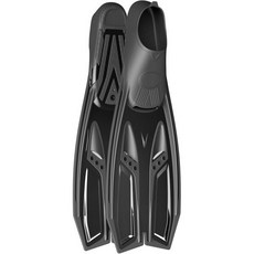 풀 풋 포켓이 Greatever 스노클 핀 내구성이 롱 다이빙 스노클링 프리다이빙 성인 남성 여성을 전문 장비 1897772, Black, Small, 검정