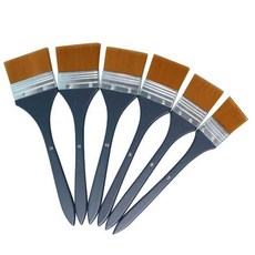 브러시 세트 구아슈 그린 벽화 개 유화 6 아트 도배용솔 평붓 보드 손으로, Odd number, 1개