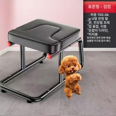 물구나무서기 의자 거꾸리 업그레이드 매달리기 강철 전신, 블랙, 기본 모델명/품번