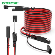 Extractme 14AWG SAE to 연장 케이블 퀵 커넥터 와이어 하네스 자동차 RV 오토바이용 리버스 어댑터 포함, 01 4.5M  14AWG, 01 14AWG 4.5M