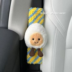 番茄炒蛋安全帶護肩套 汽車裝飾毛絨玩偶, 1個, 雞蛋護肩套【單個】